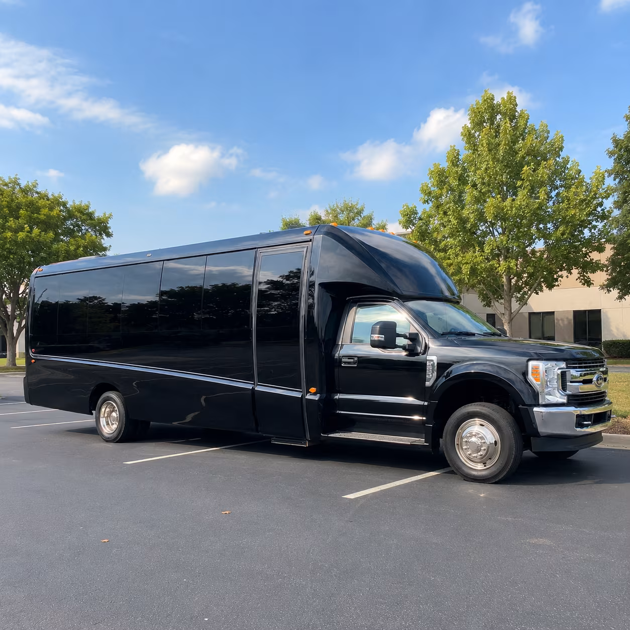 Columbia Airport Shuttle & Transportation party bus exterior