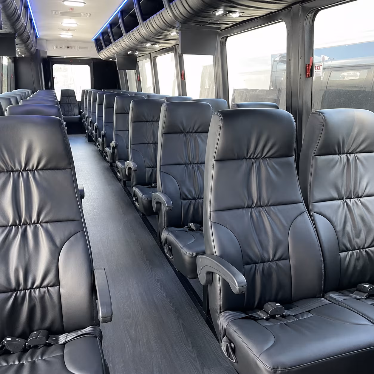 Columbia Airport Shuttle & Transportation party bus interior