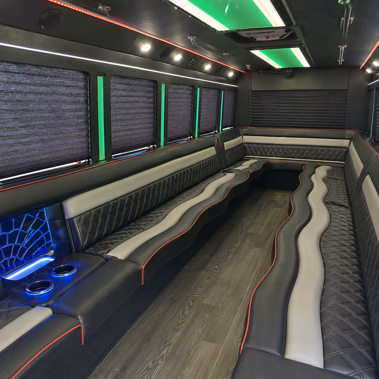 Columbia Concert & Music Festival Transportation onboard seating