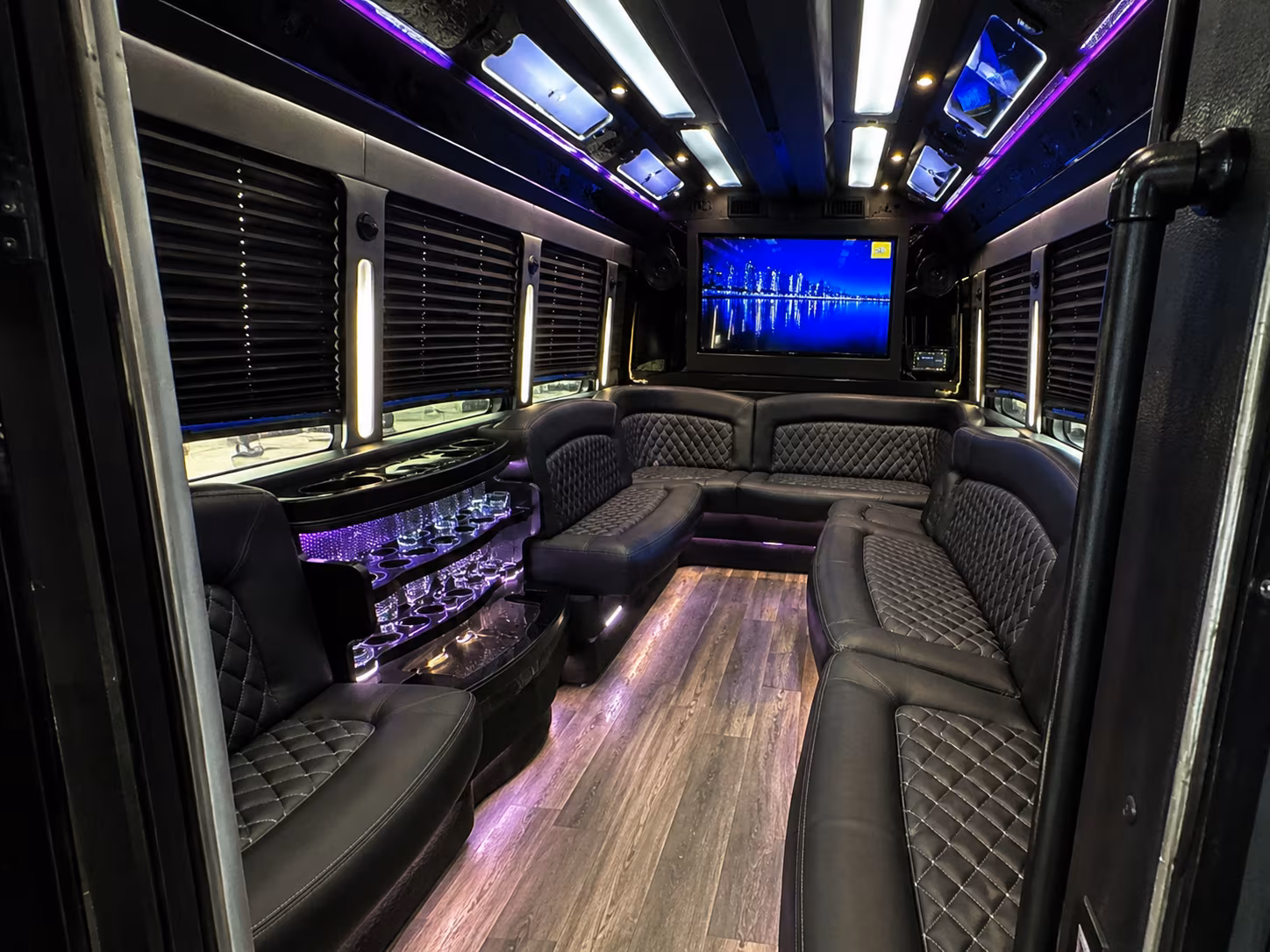 Columbia Concert & Music Festival Transportation party bus exterior