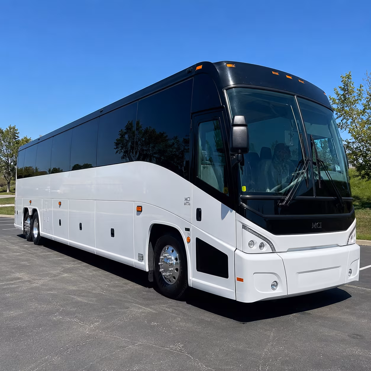 Columbia Corporate Transportation party bus exterior