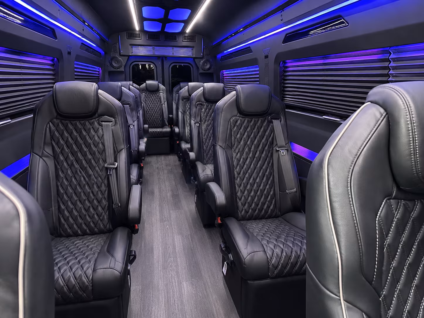 Columbia Corporate Transportation party bus exterior