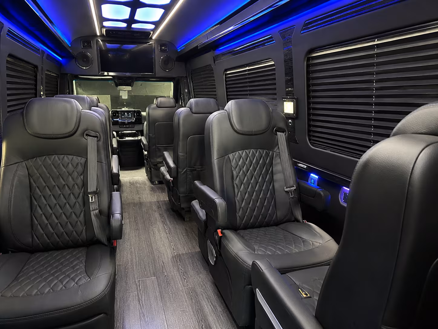 Columbia Corporate Transportation party bus exterior