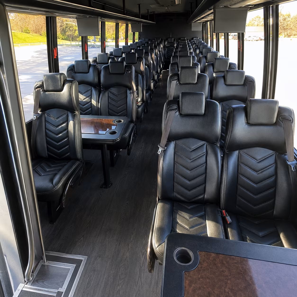 Columbia Corporate Transportation party bus exterior