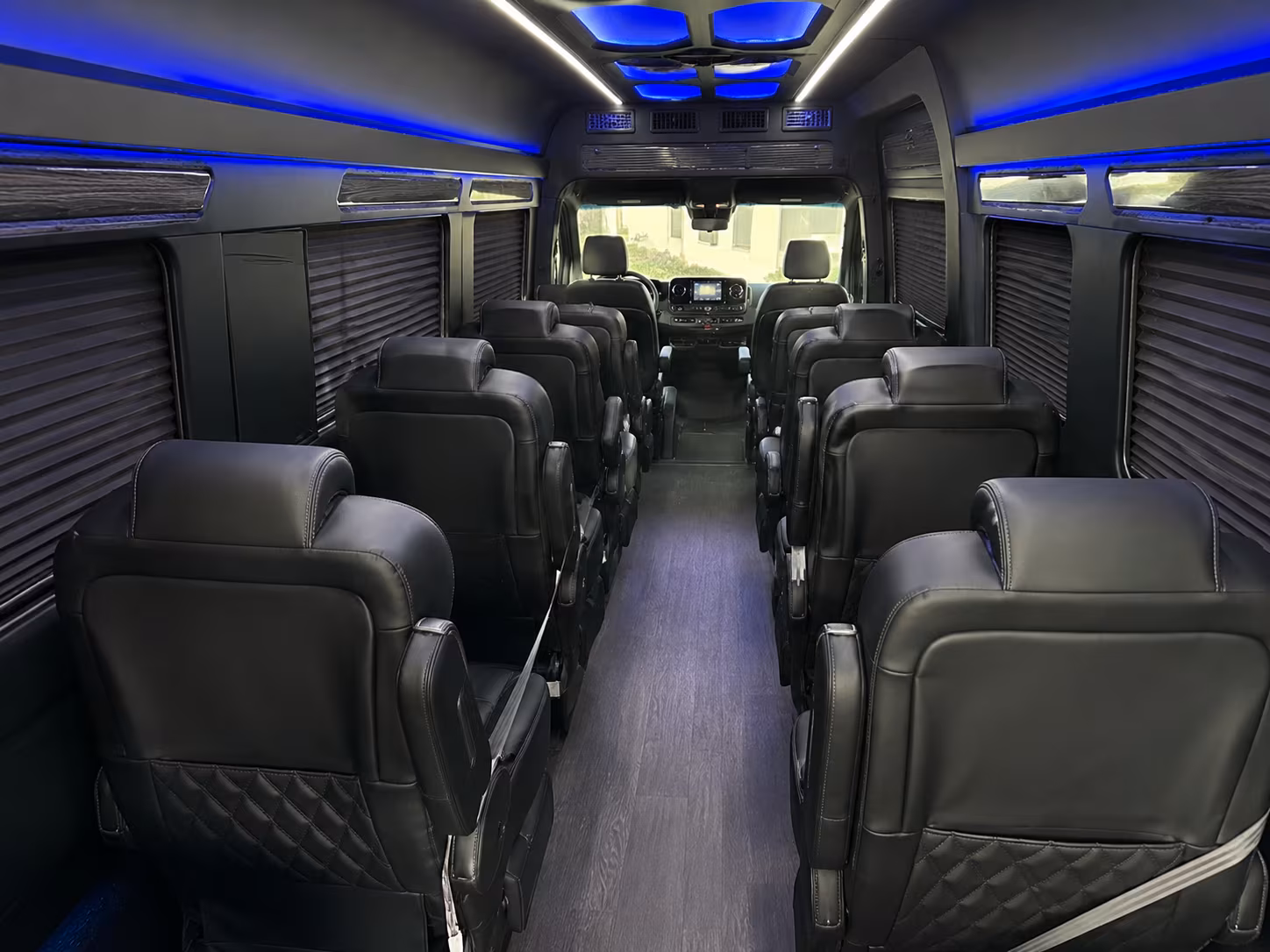 Columbia Corporate Transportation party bus exterior