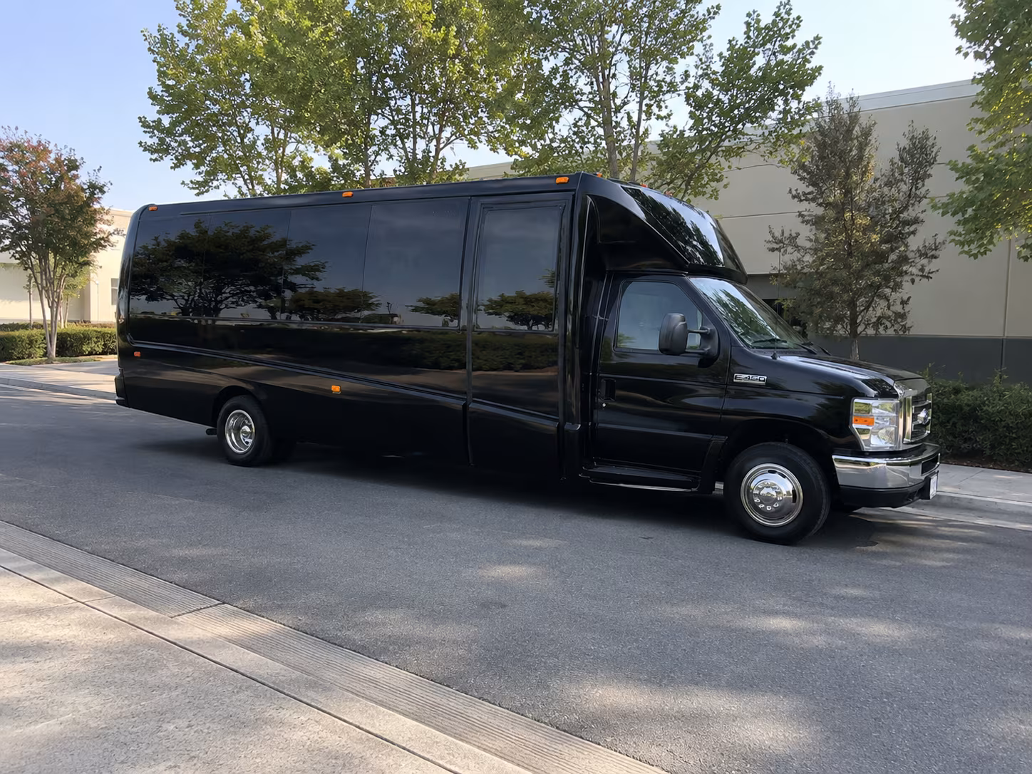 Columbia Private Event Transportation party bus exterior