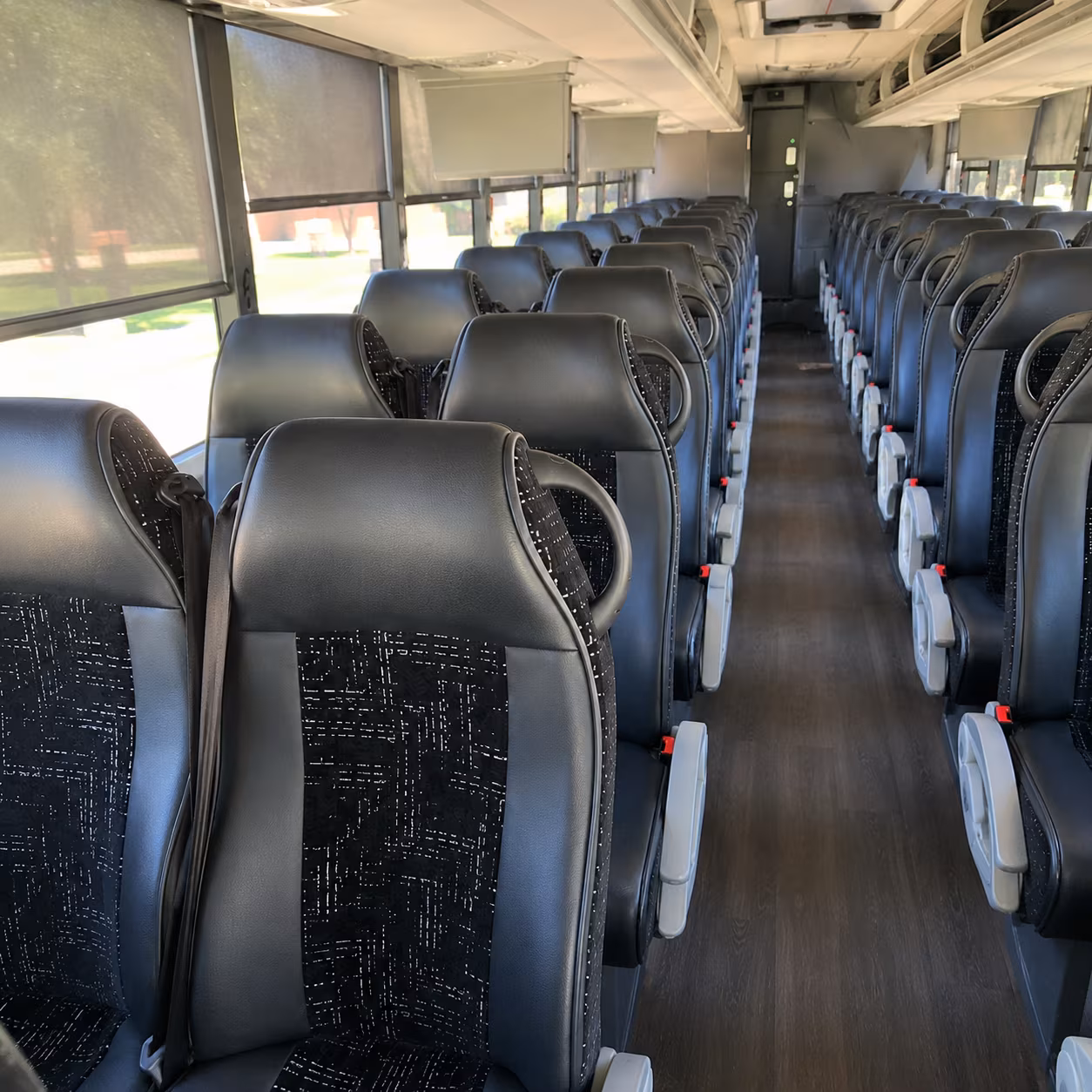 Columbia School Event Transportation party bus exterior