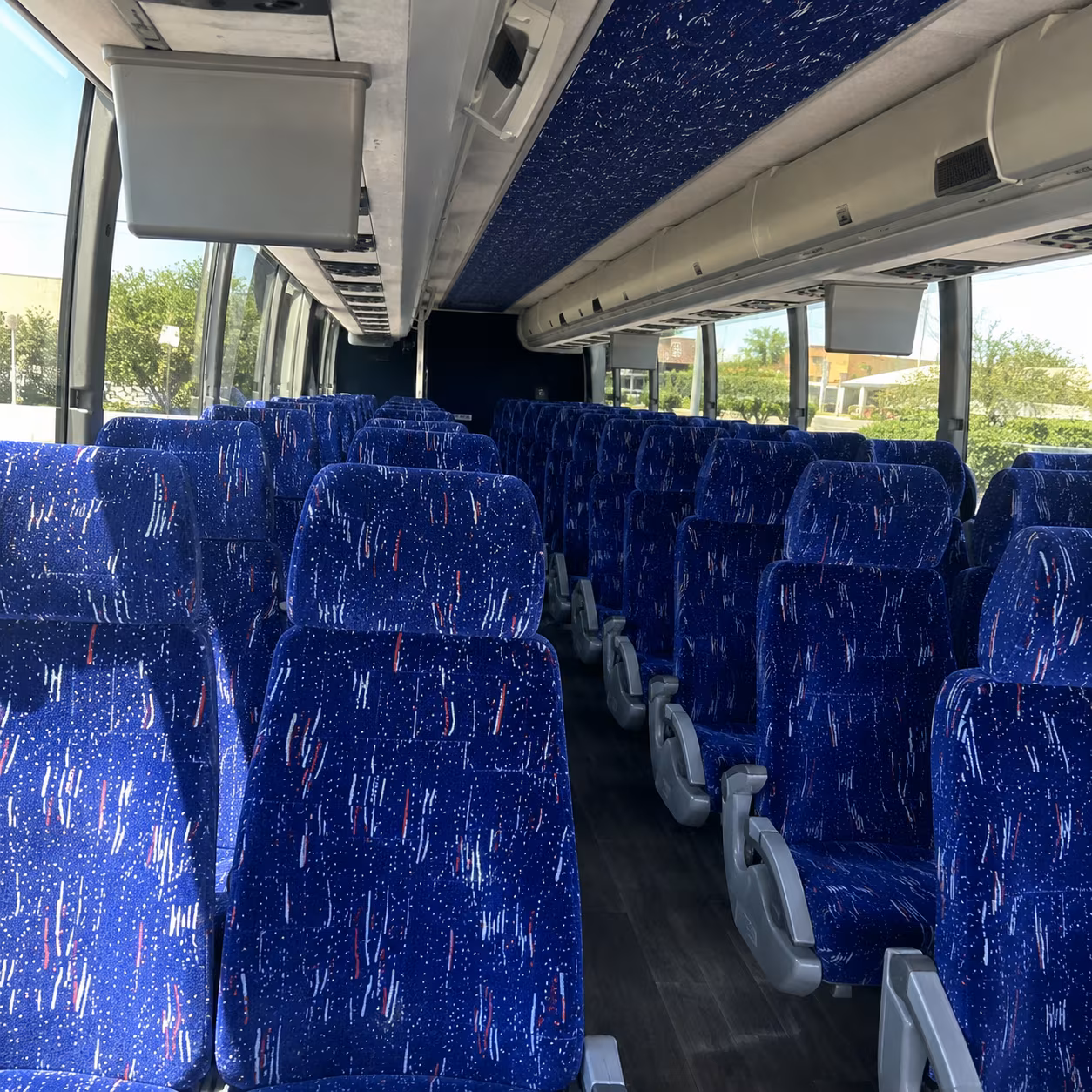 Columbia School Event Transportation party bus exterior