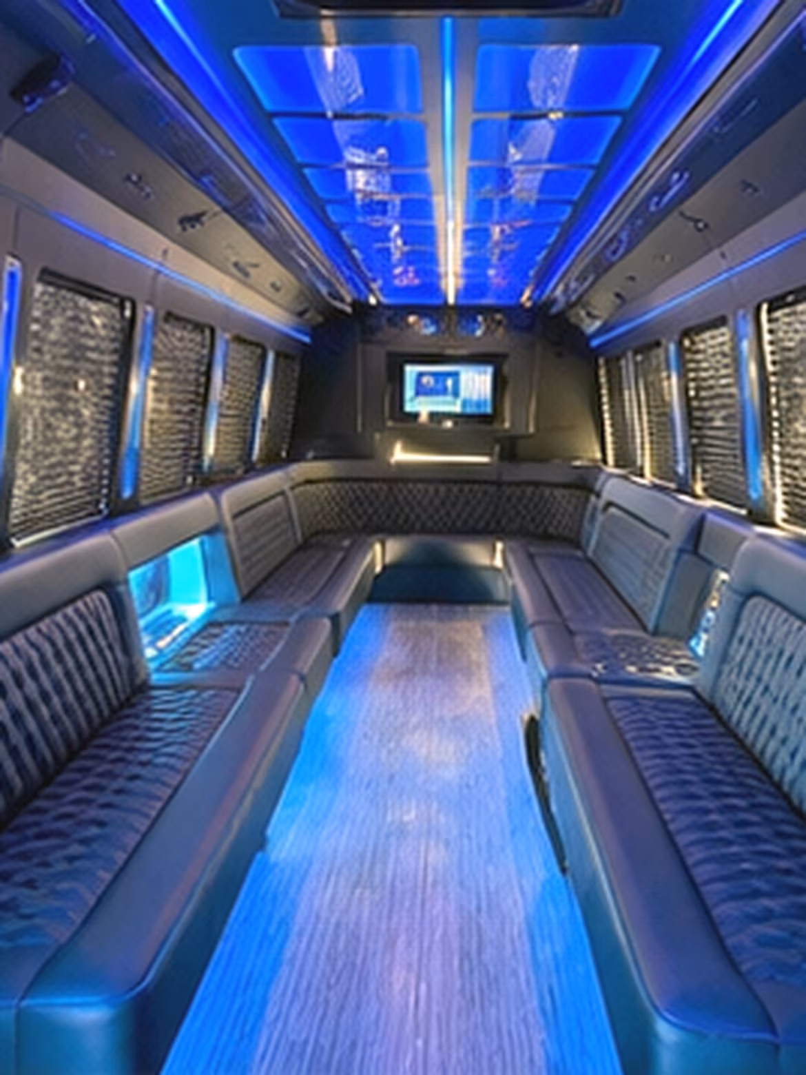 Columbia Wedding Transportation onboard seating