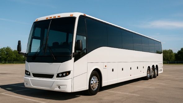 Exterior of Charter Bus Company Columbia's 40 Passenger Charter Bus in Columbia