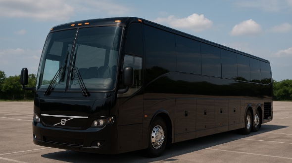 Exterior of Charter Bus Company Greenville's 40 Passenger Party Bus in Greenville
