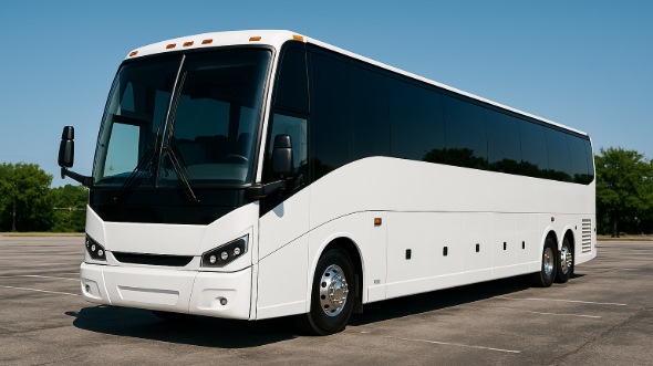Exterior of Charter Bus Company Columbia's 45 Passenger Charter Bus in Columbia