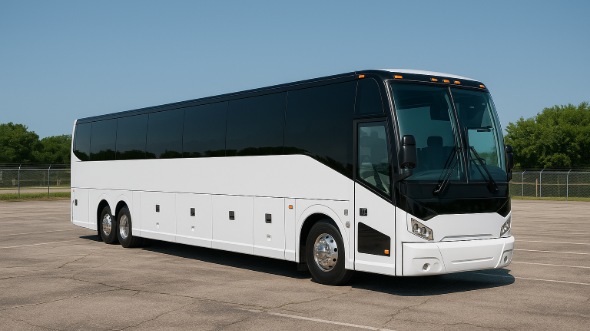 Exterior of Charter Bus Company Sumter's 50 Passenger Party Bus in Sumter