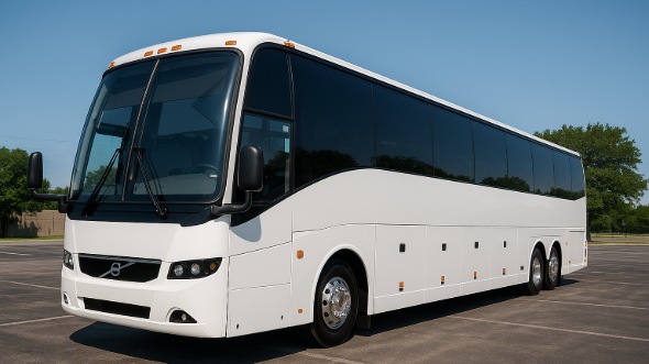 Exterior of Charter Bus Company Columbia's 54 Passenger Charter Bus in Columbia